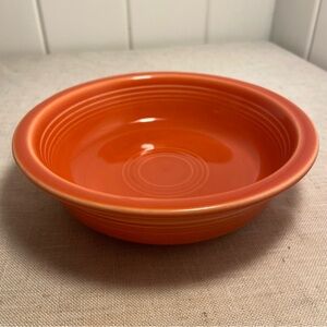 Vintage HLC Fiesta Bowl  6.5 in Soup cereal bowl Homer Laughlin China USA orange